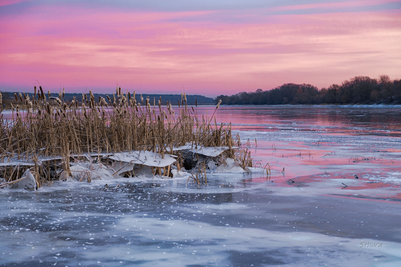 Озеро Исток. Ноябрь.