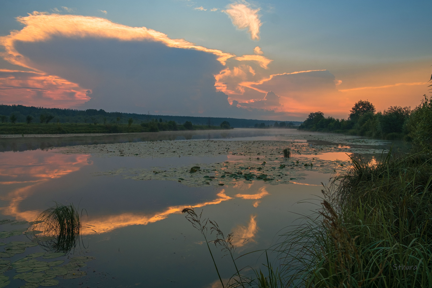 Утреннее облако.