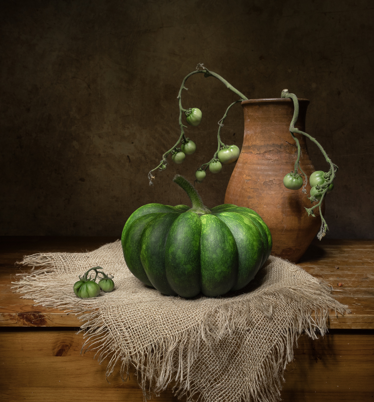 Зелененький он был...