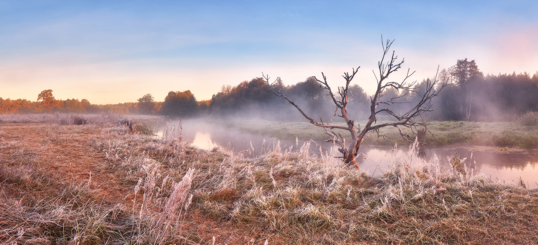 Неман. Морозное утро сентября