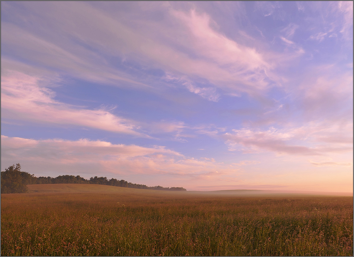 Рассвет  цвета  вишни