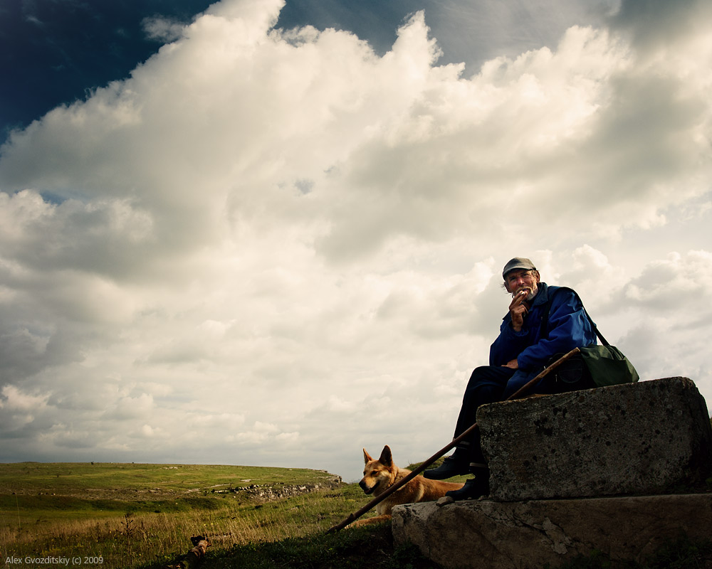 Крымский пастух. Перекур.