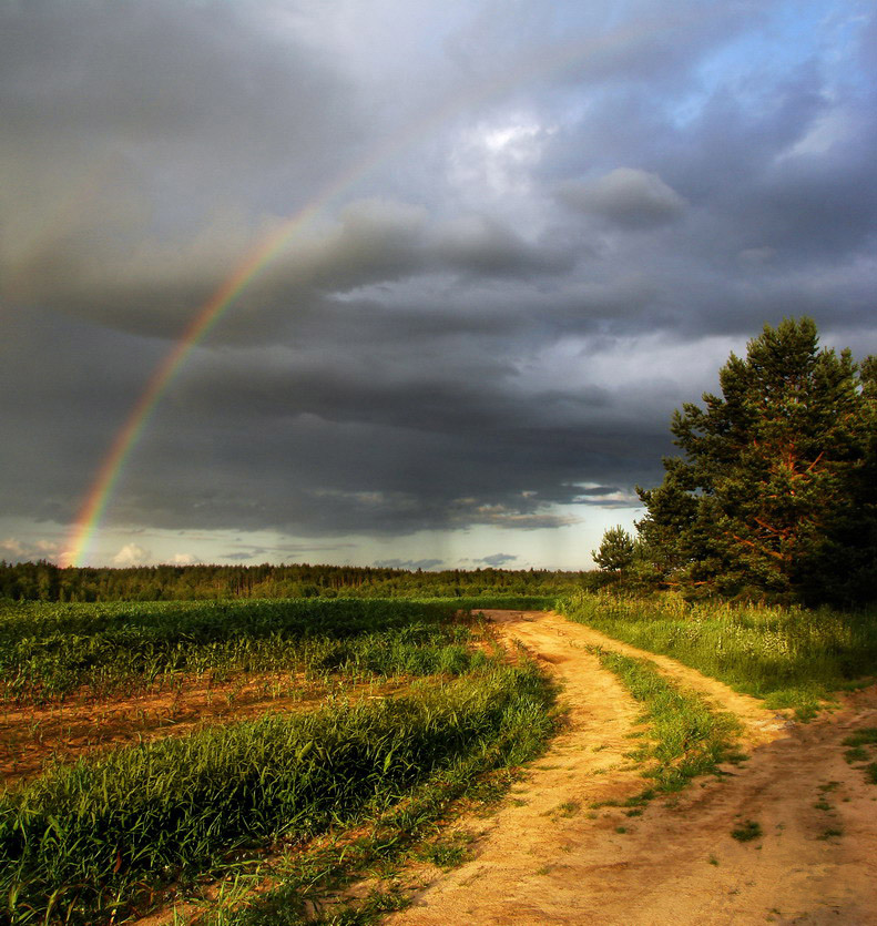 Радужный вечерок....