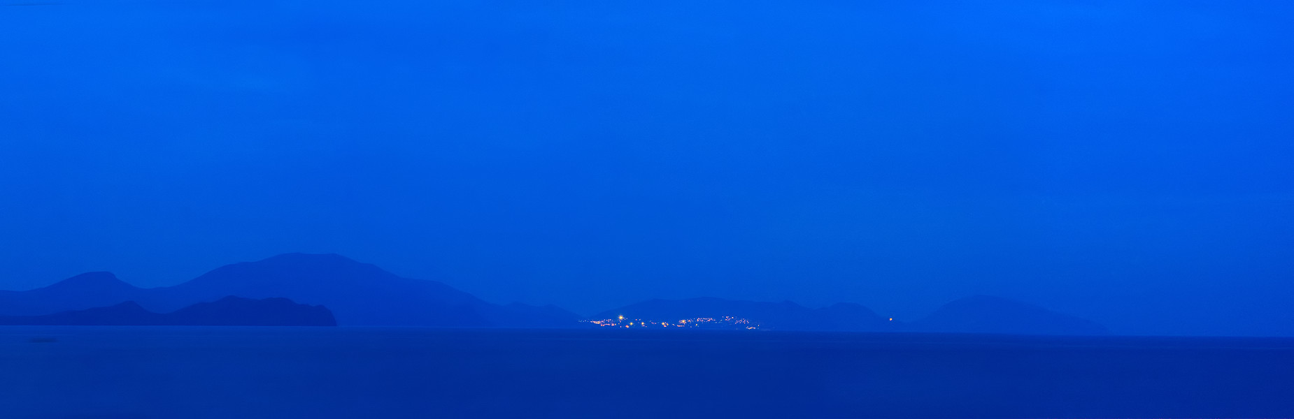 Ночная морская, синяя