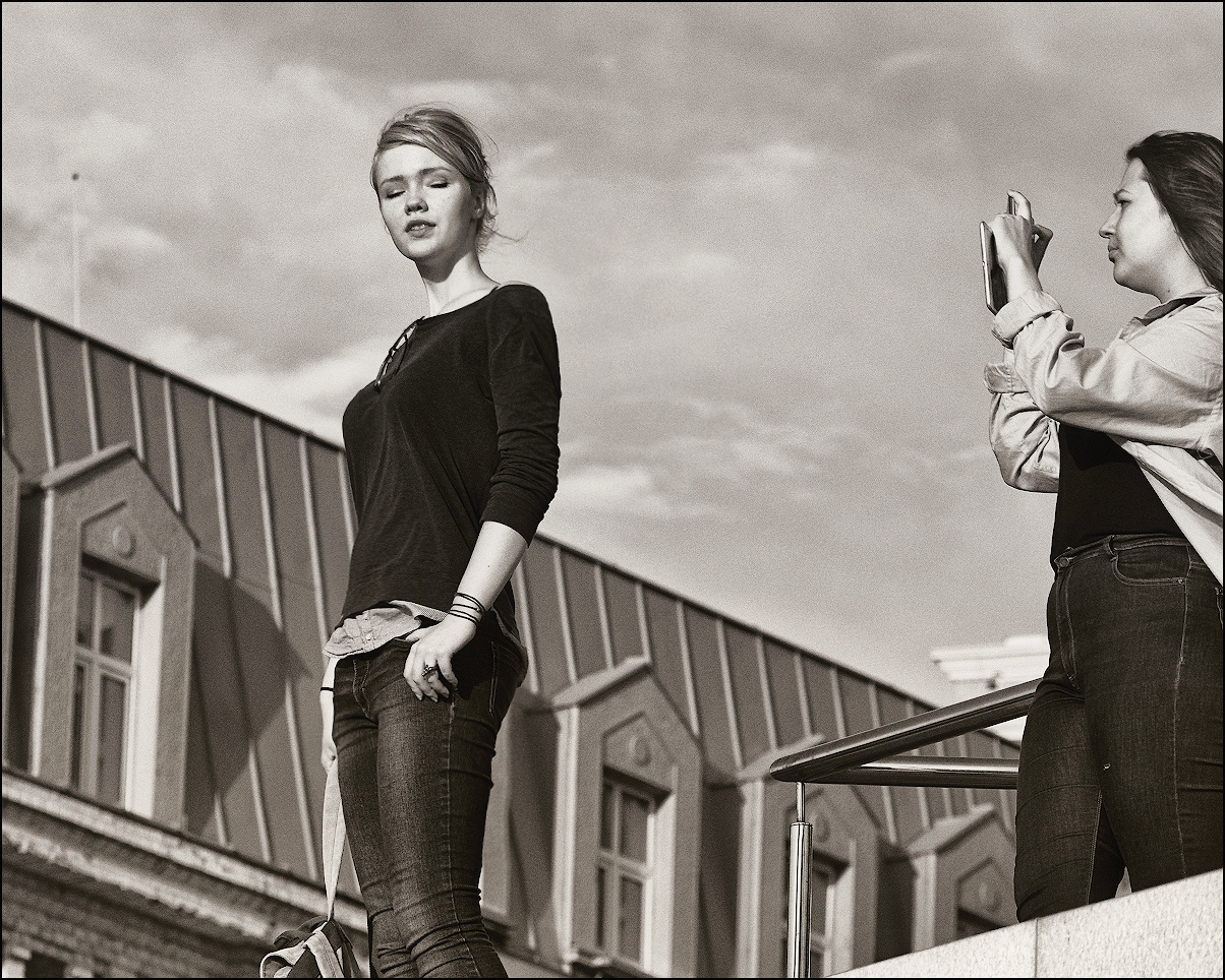 На высоте...