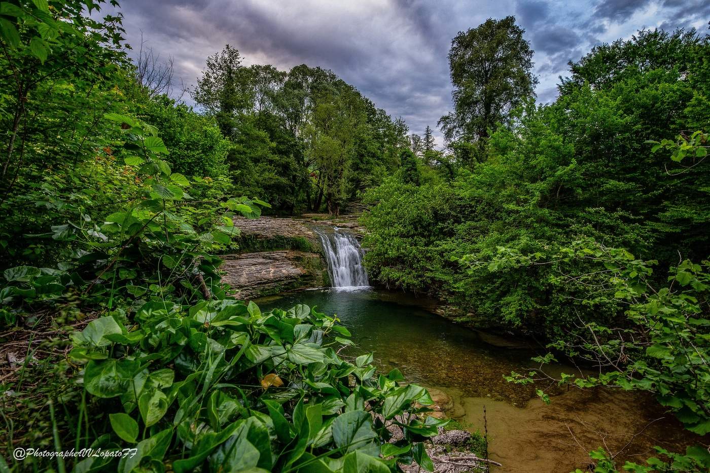 Малый Барьяльский водопад