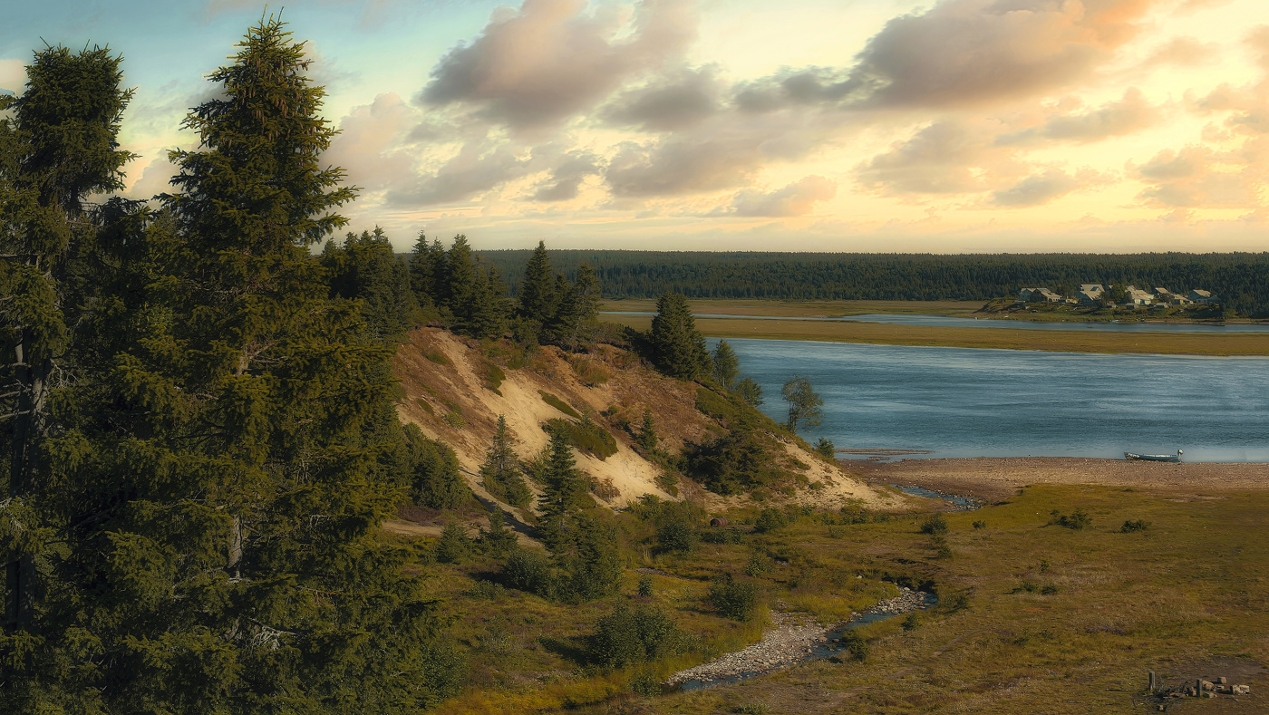 Моторная лодка.