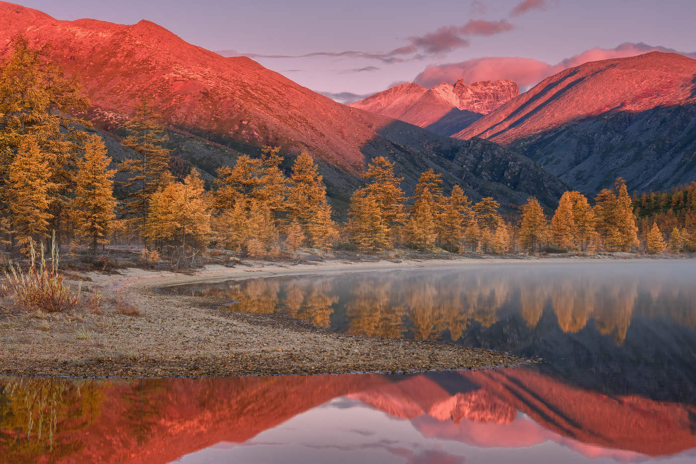 Утро в красной вуали....