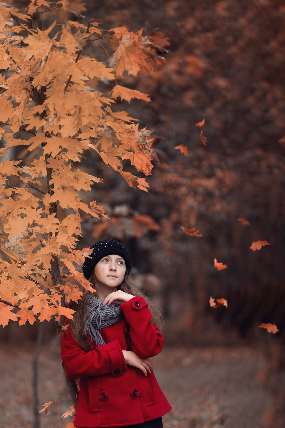 Вика. Осенний портрет_2.