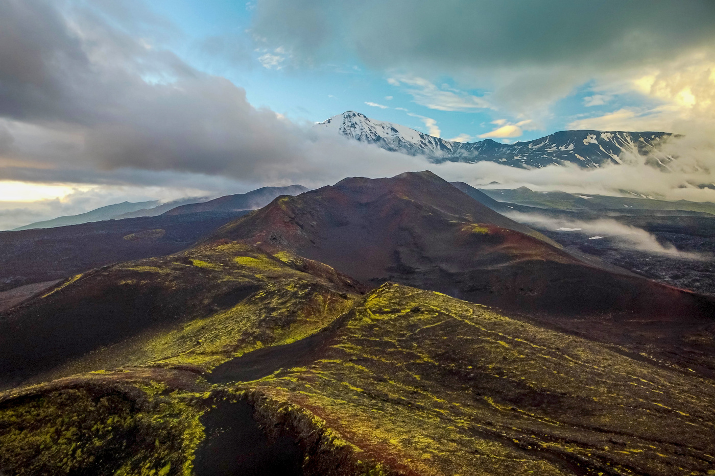 Закат возле Толбачиков