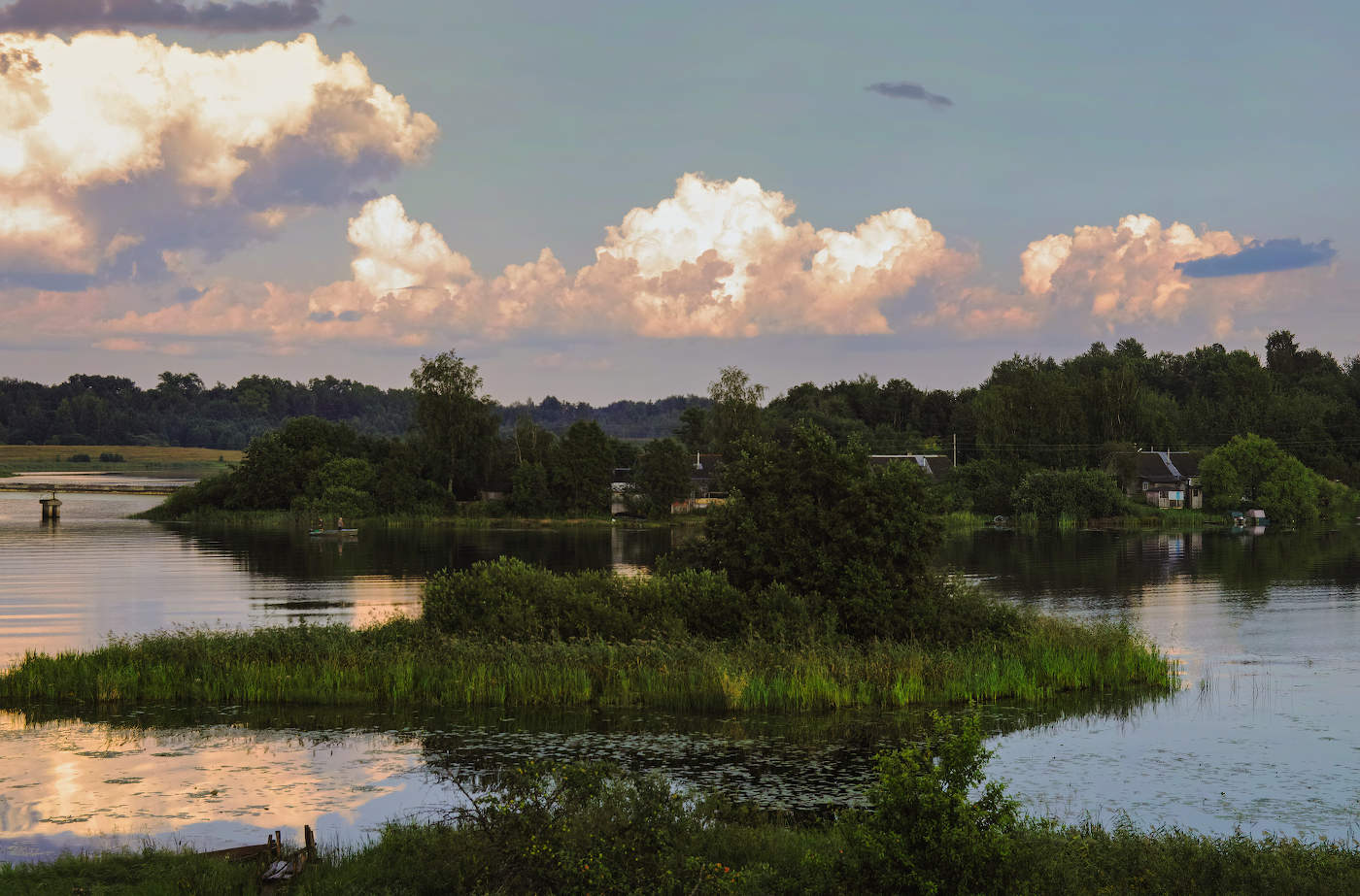 Вечером в деревне