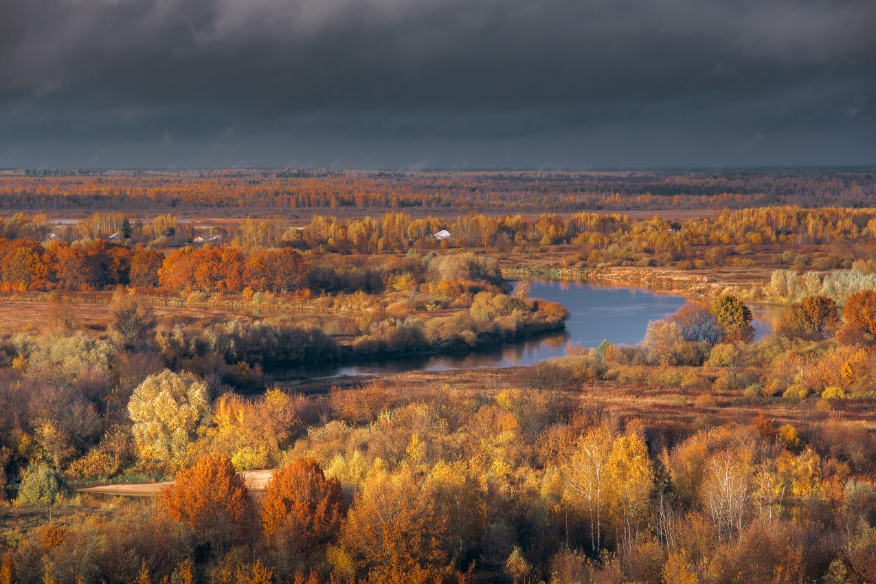 Октябрь. Клязьма. Сельцовы деревеньки.