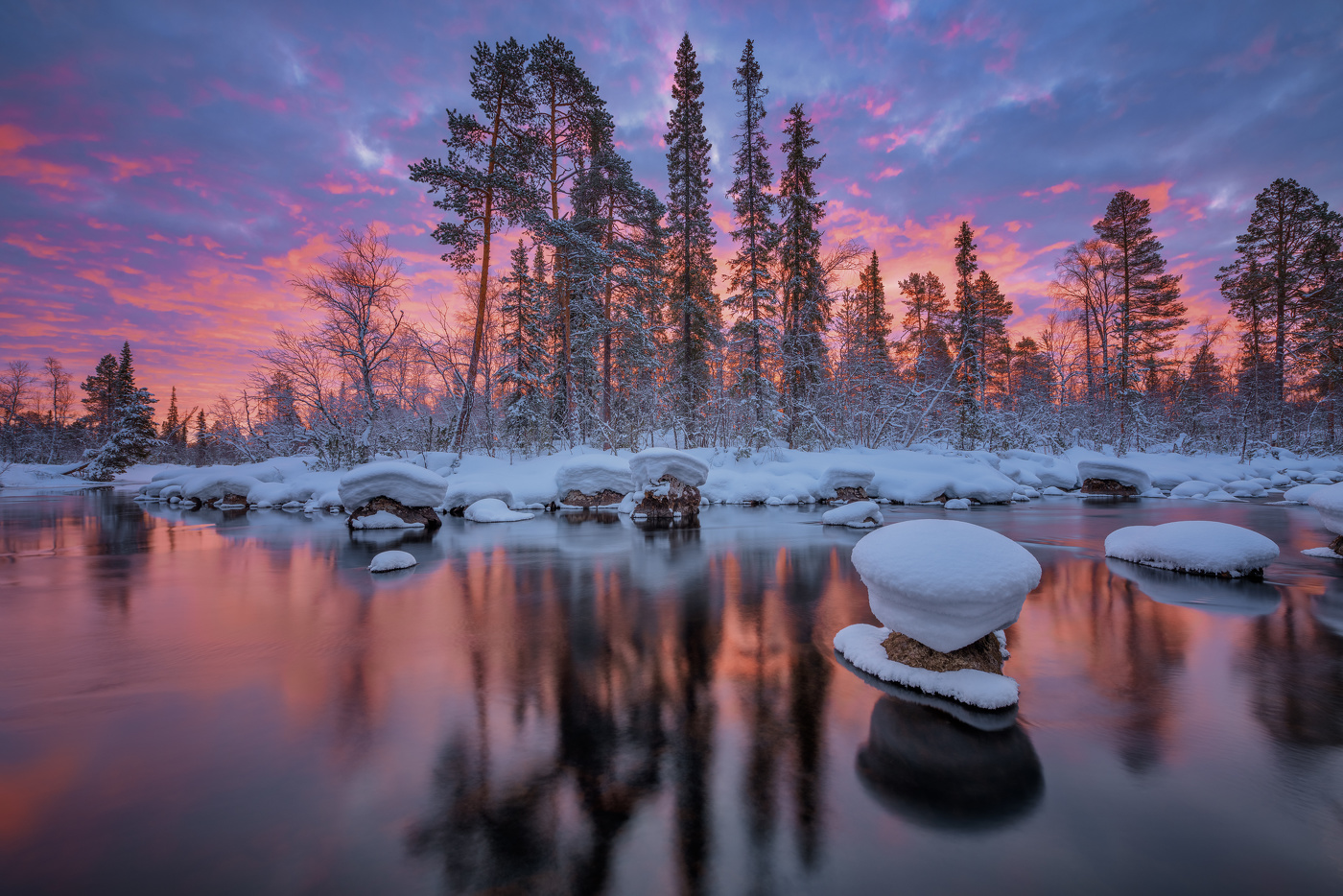 Утро под брусничным соусом...