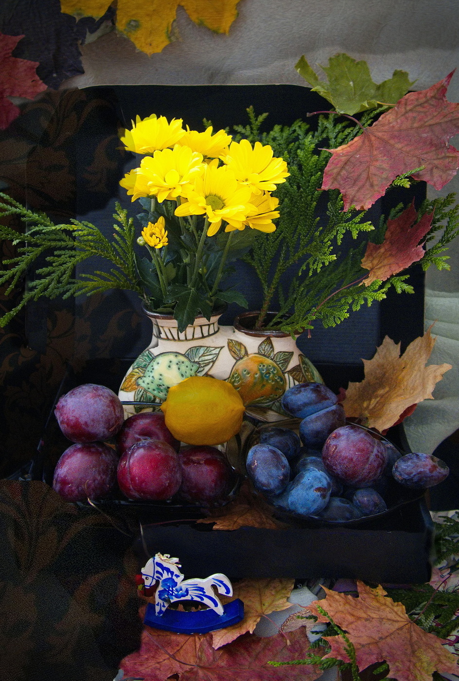 Роняет лес Багряный свой узор