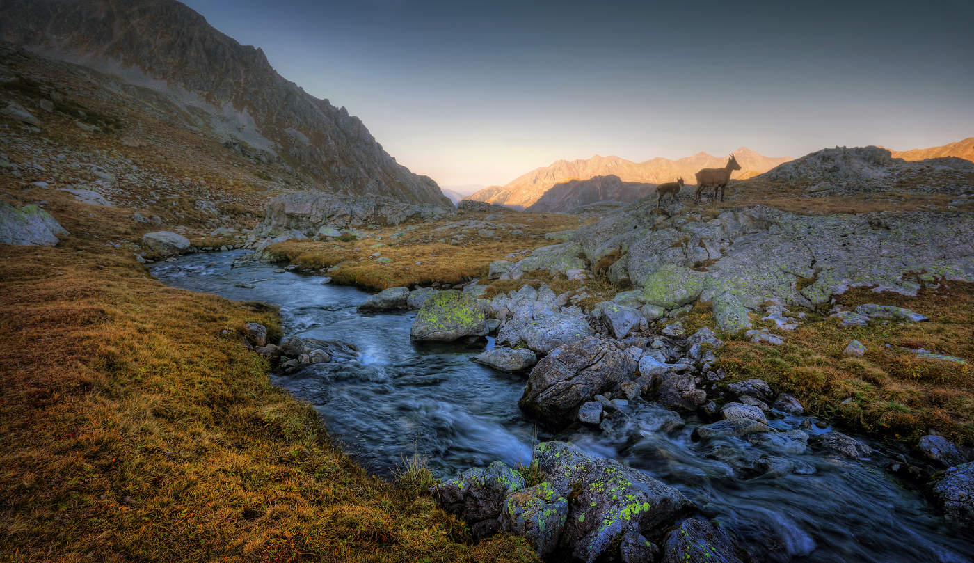 Пейзаж с турами..