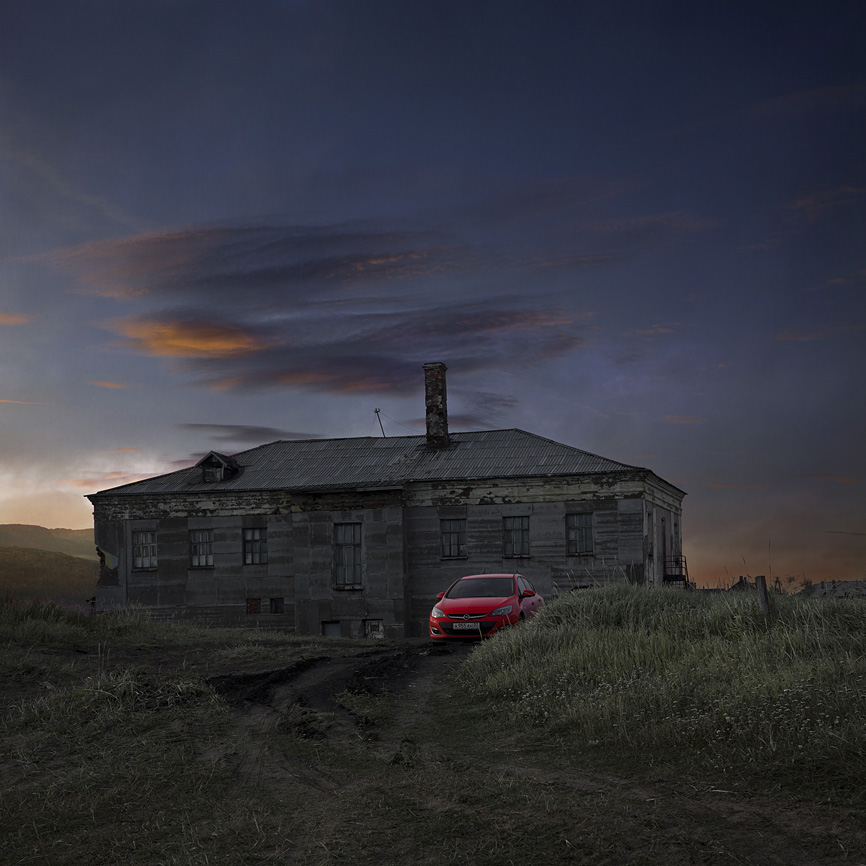 Красная машина