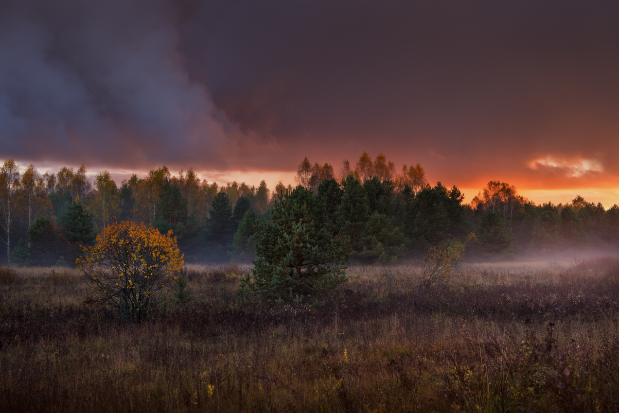 Осенний закат.