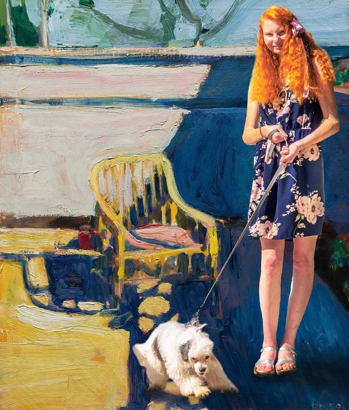 Оммаж ,, На веранде "