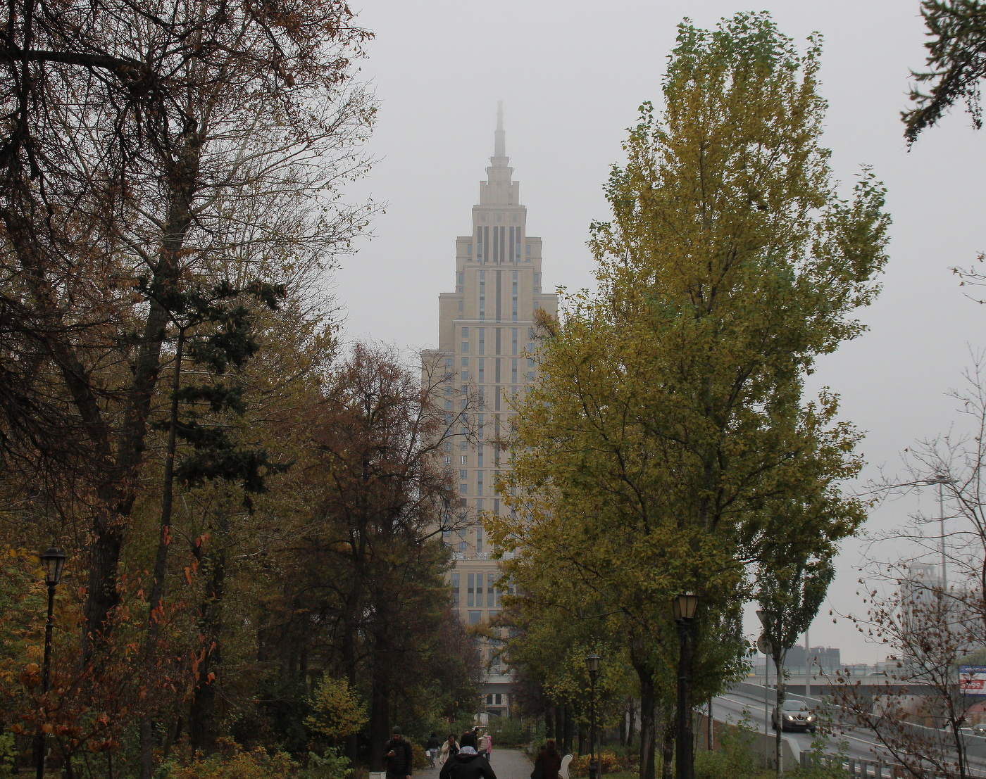 Туман в городке