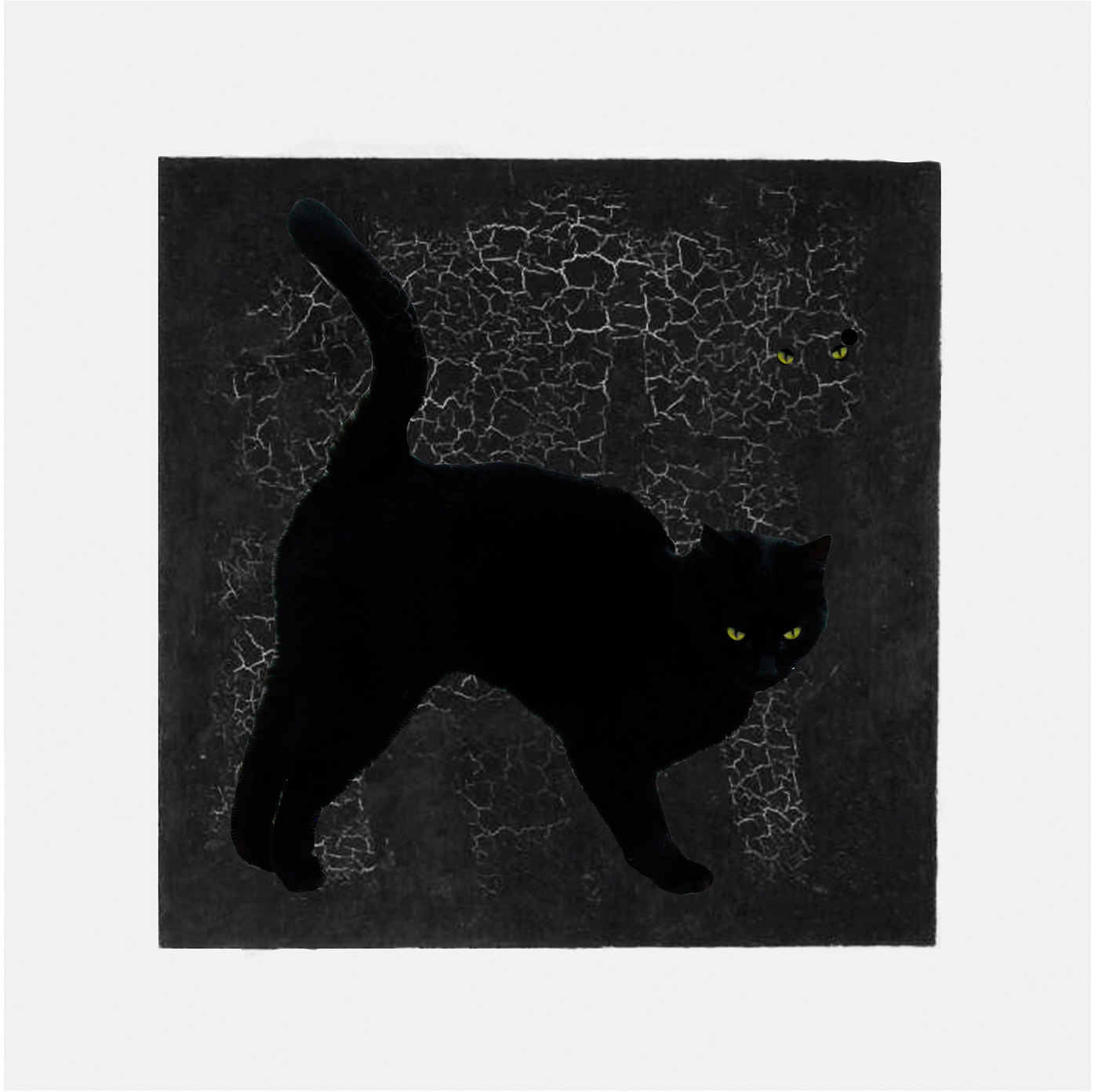 Чёрный квадрат, Чёрный кот и  леопард.