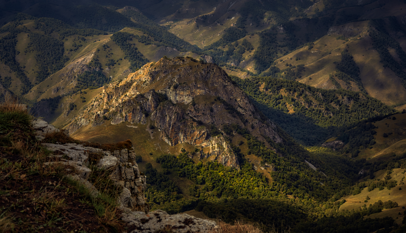 в горах Кавказа