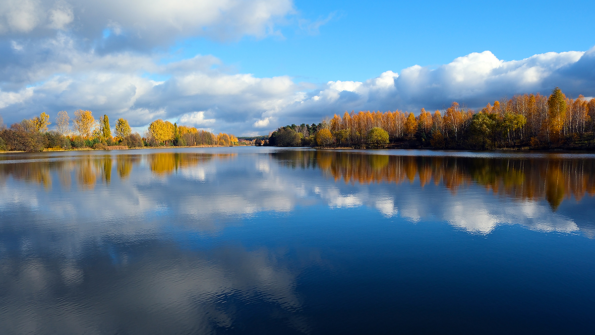 Озеро. Осень.