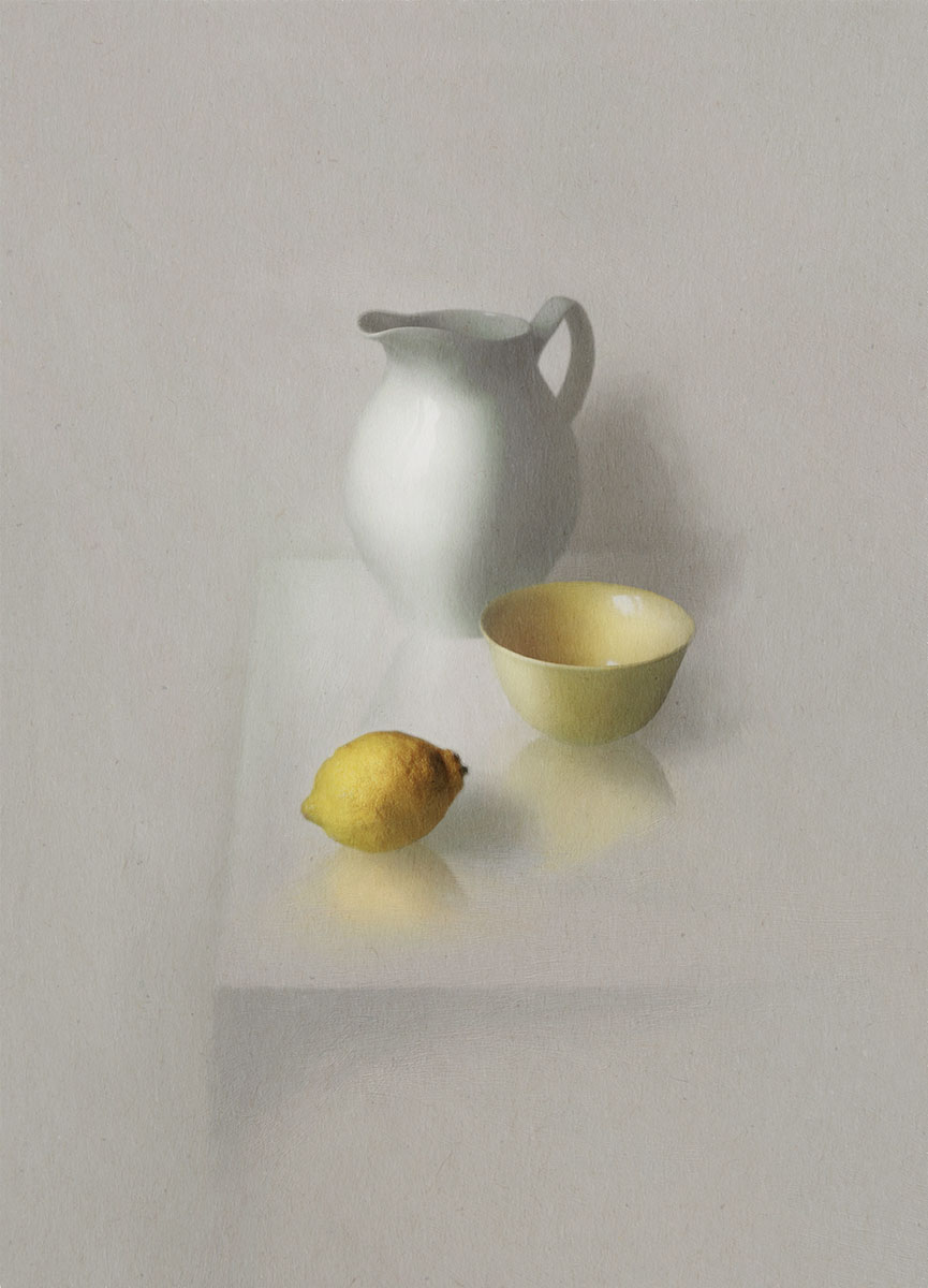 с кувшином и лимоном