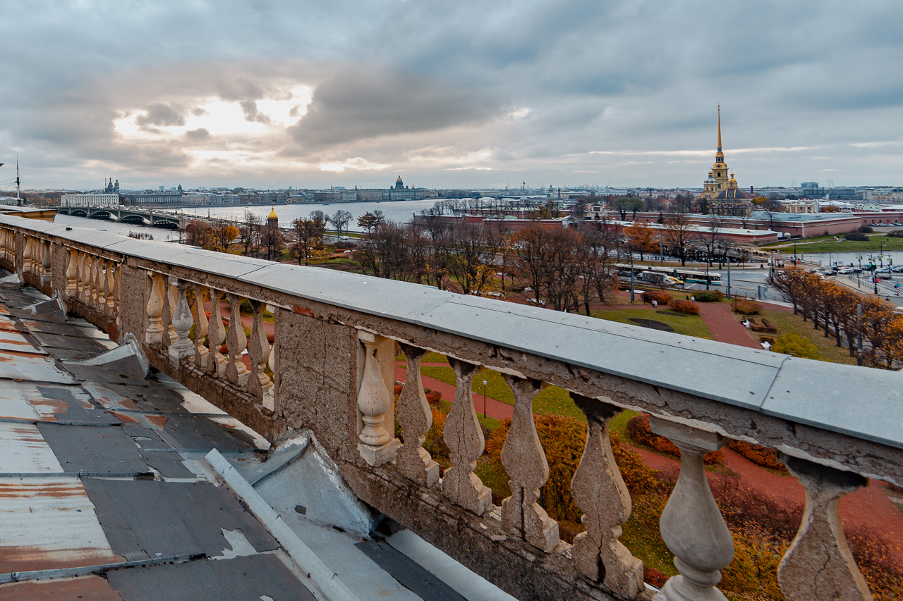 Вид с крыши на любимый город