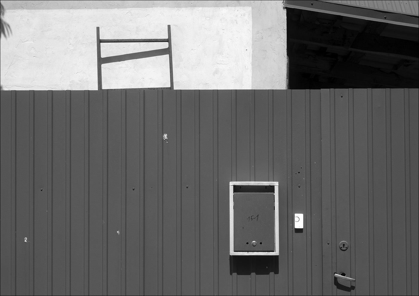 этюдъ с заборчиком