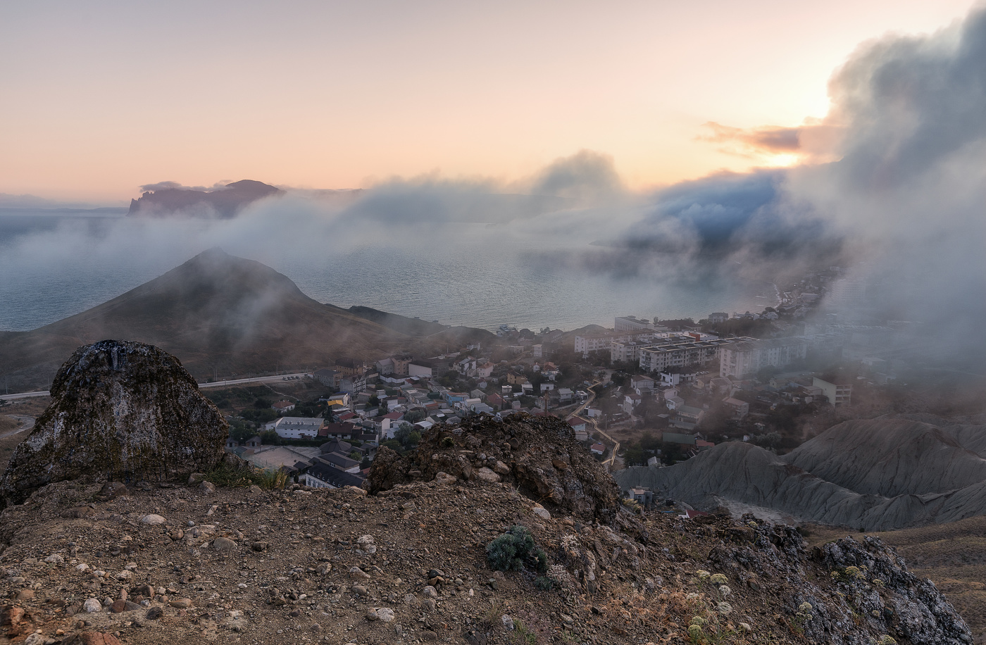 Туманный вечер...