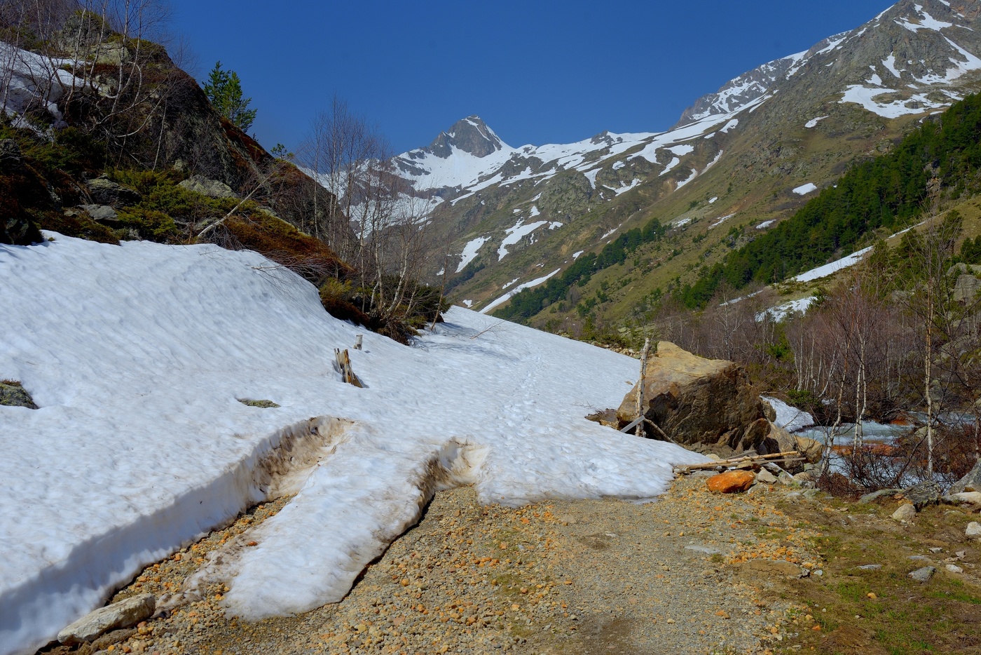 Весна в горах
