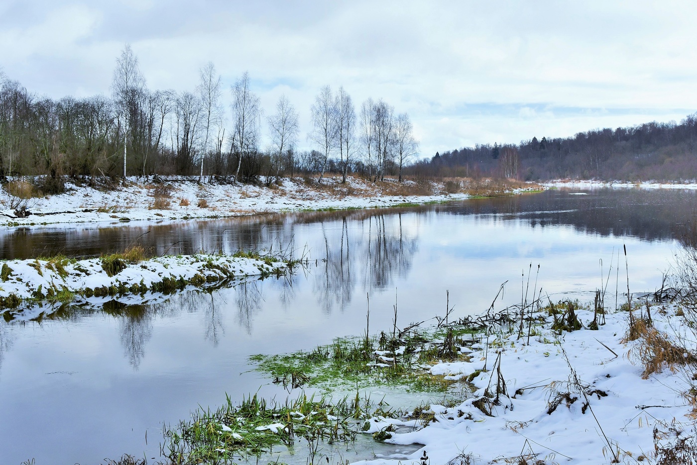 "Осень сменила красочность на скромность ..."