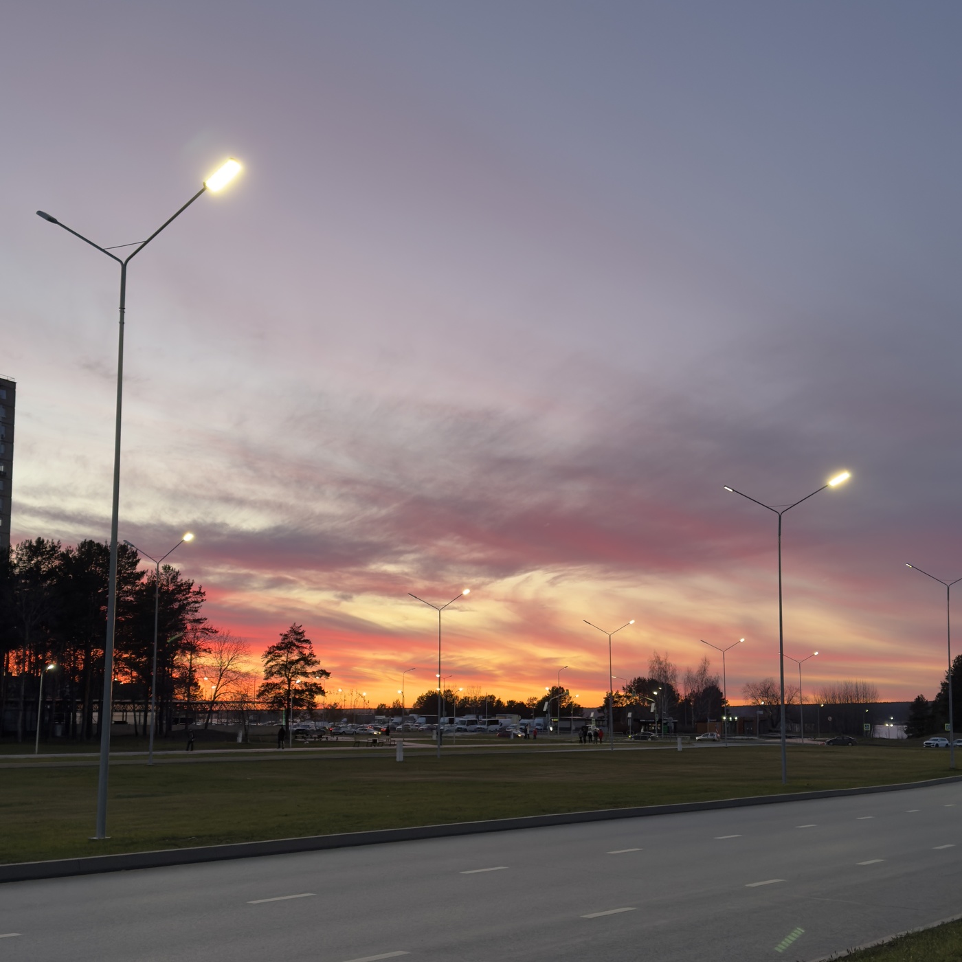 Красный закат