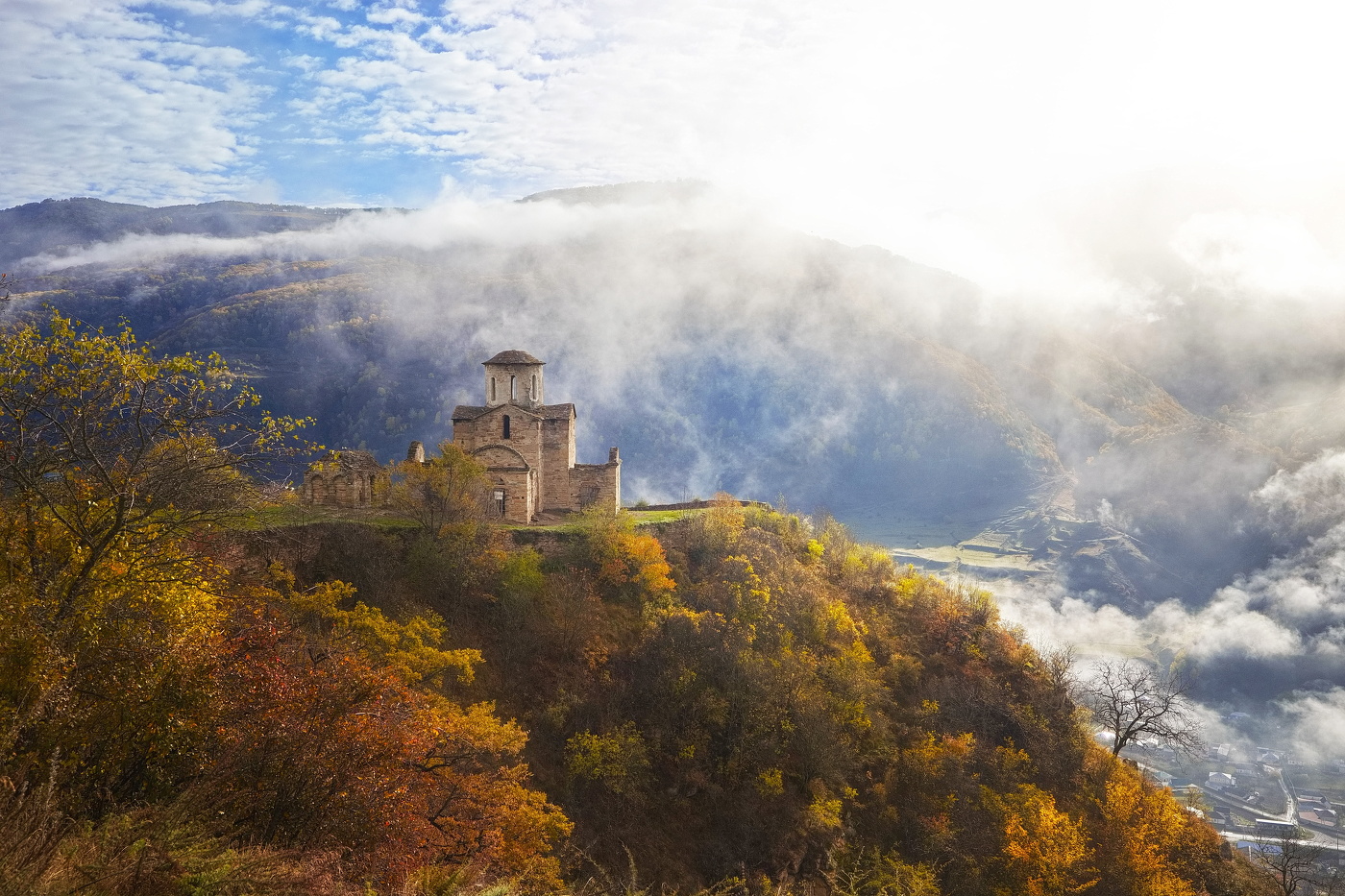 Сентинский храм 10 века.