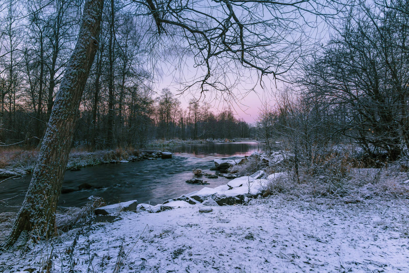 Первый снег.