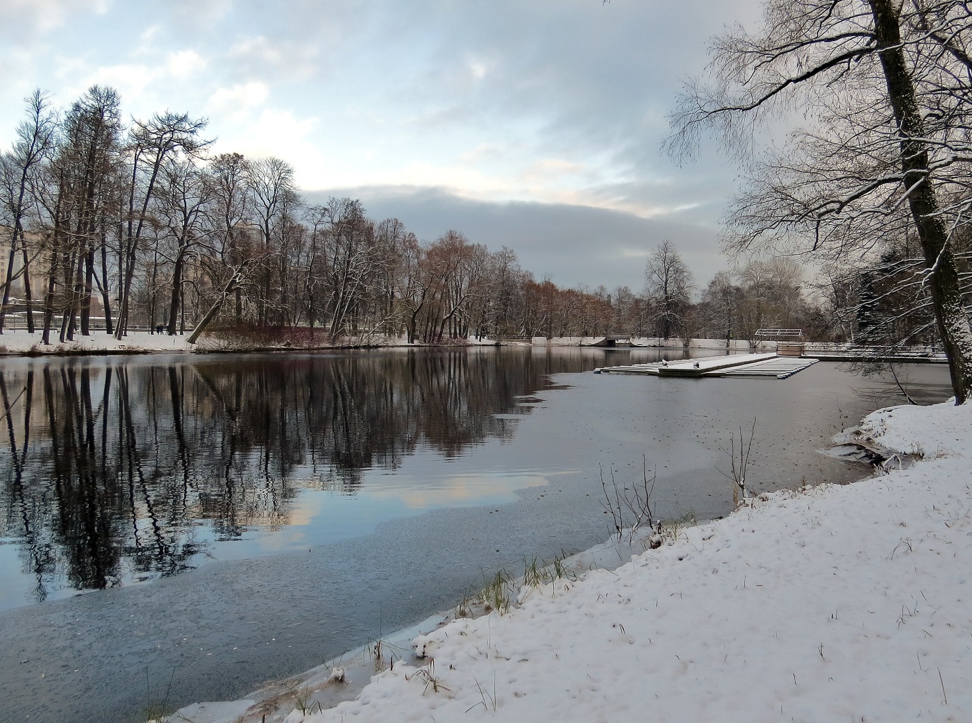 утро на Елагином