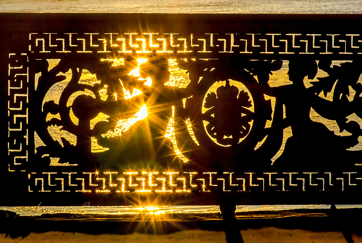 Ограда Литейного моста.