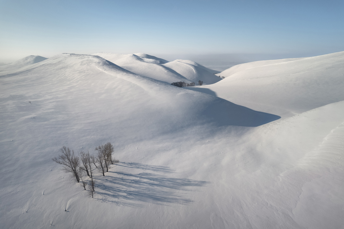 "Долгие горы зимой"