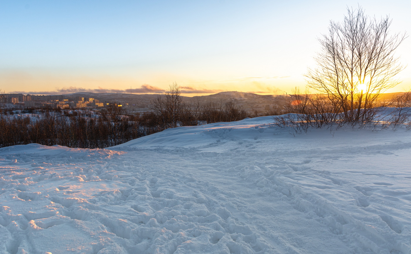 на вершине сопки