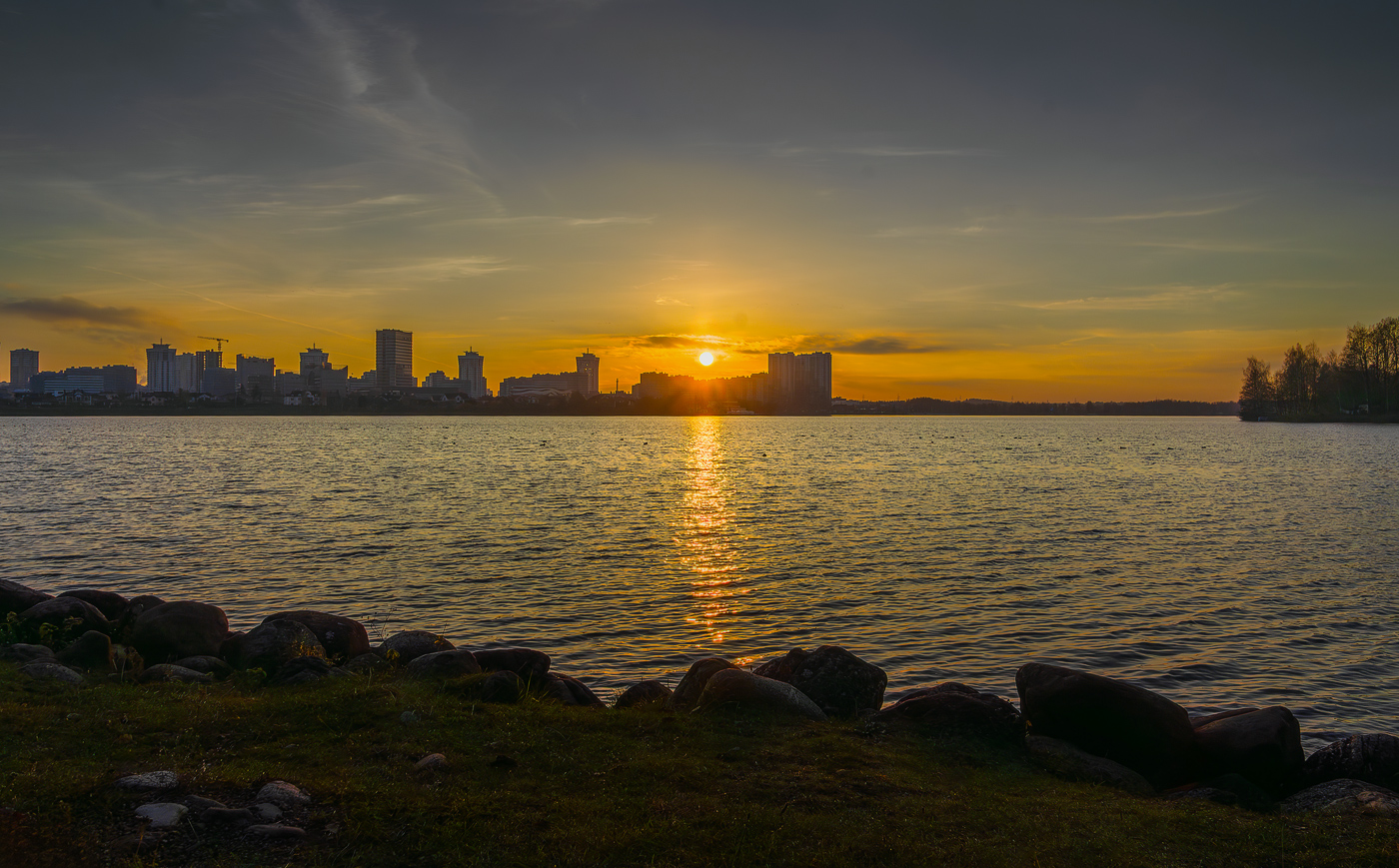 Вечер за городом
