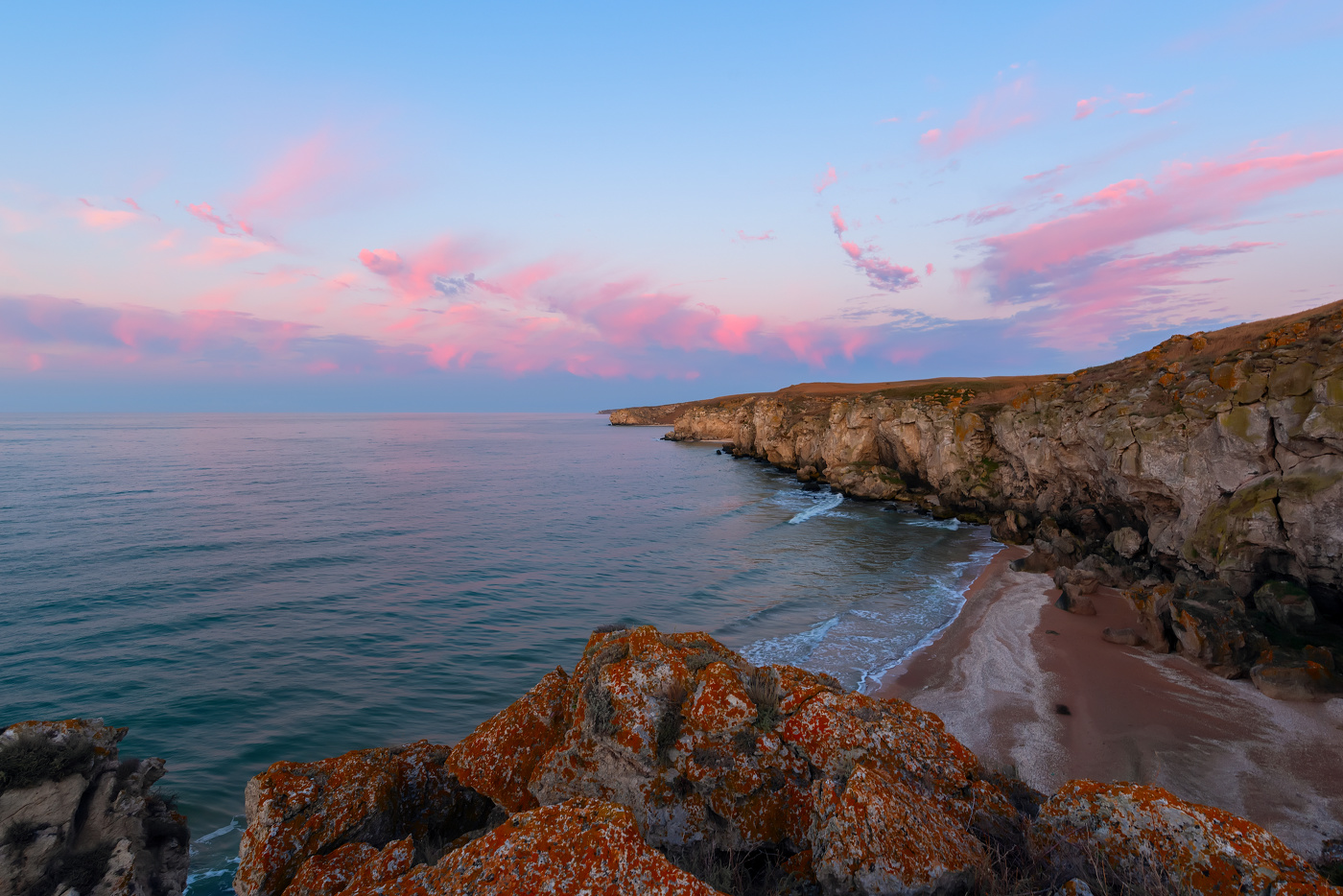 вечерний пляж