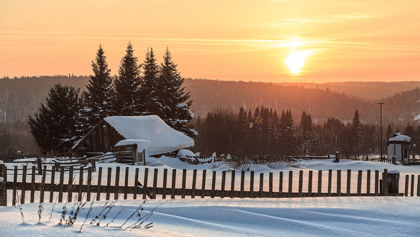 Зимний закат
