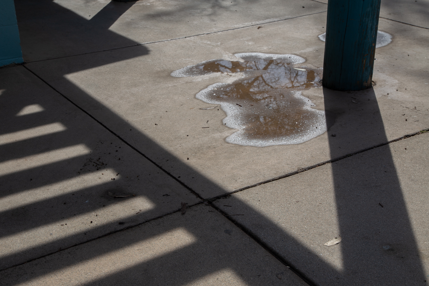 Лужа и тени