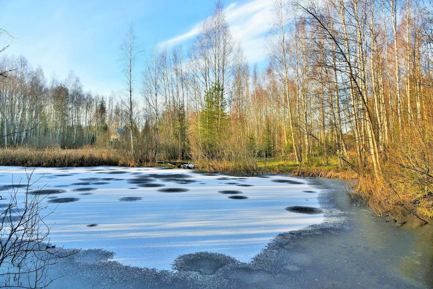 "Чуть подморозило в окрошке озера ..."