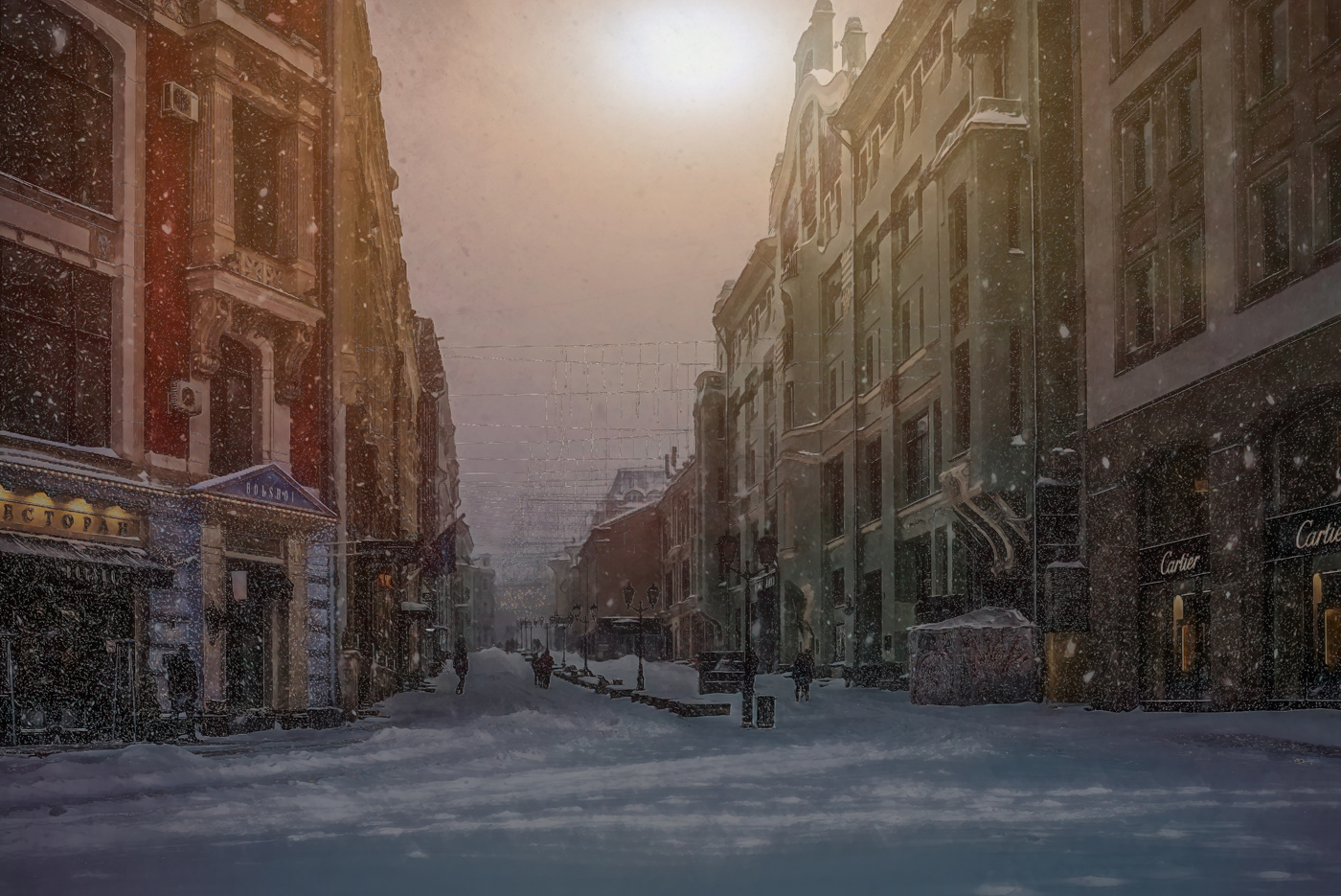 Московский снегопад