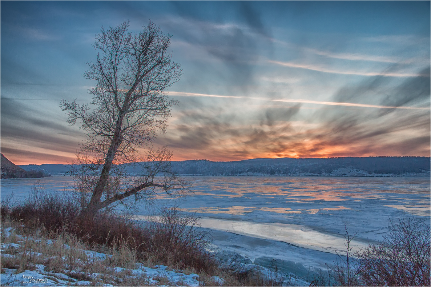 Закат над "Большим Озером"