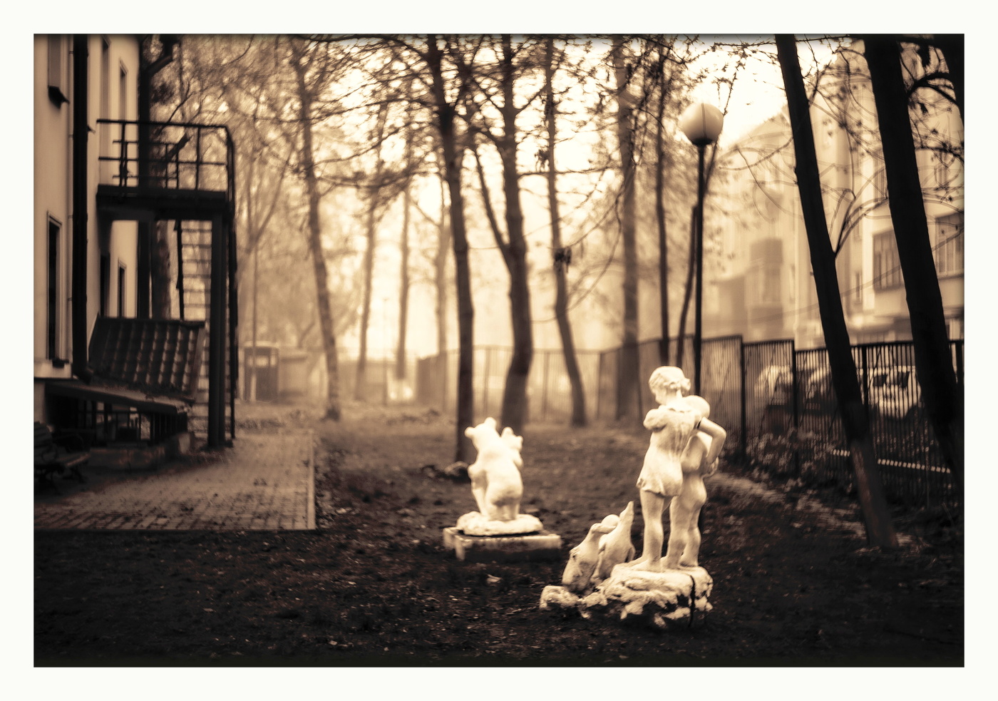 Утро в саду