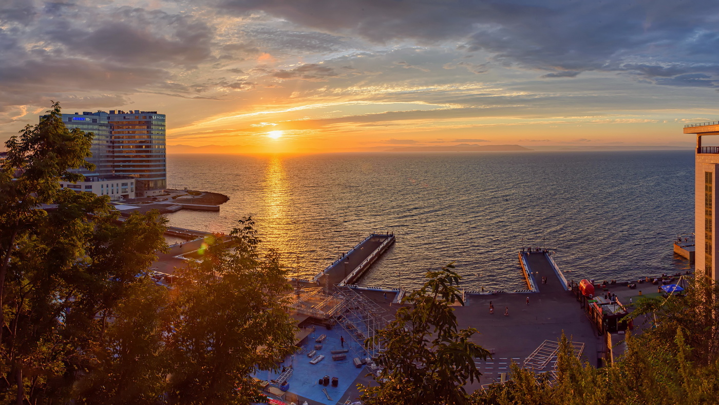 Закат над Амурским заливом