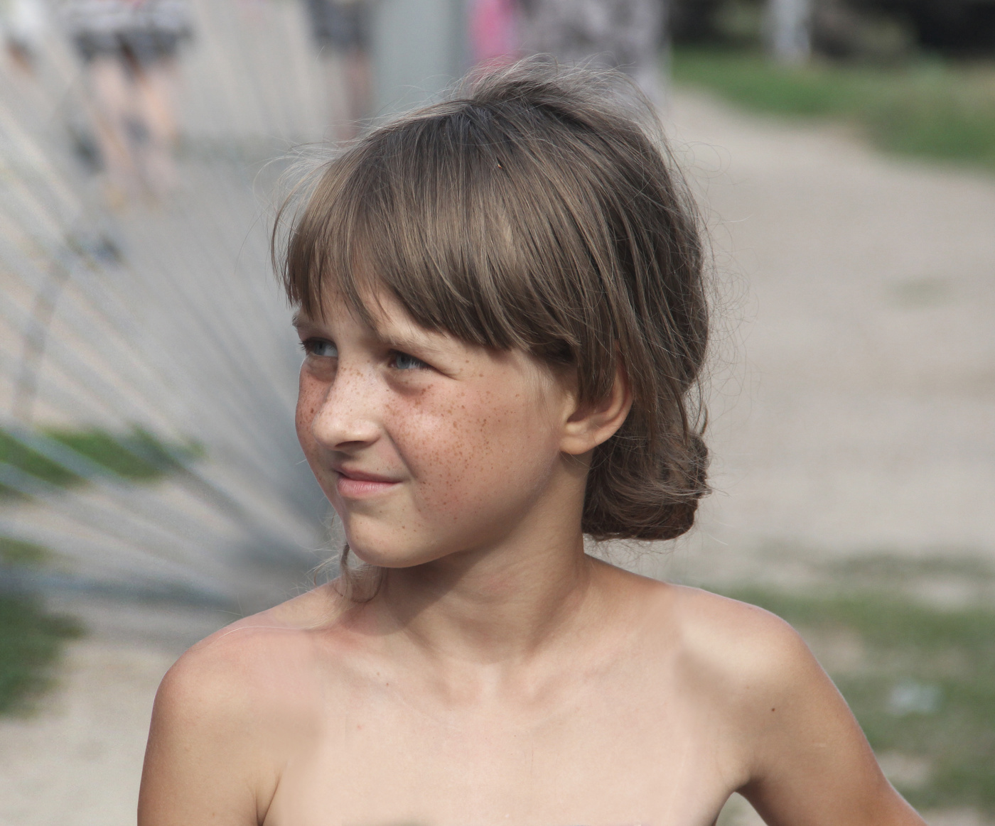 Девочка из села Кремёнки.