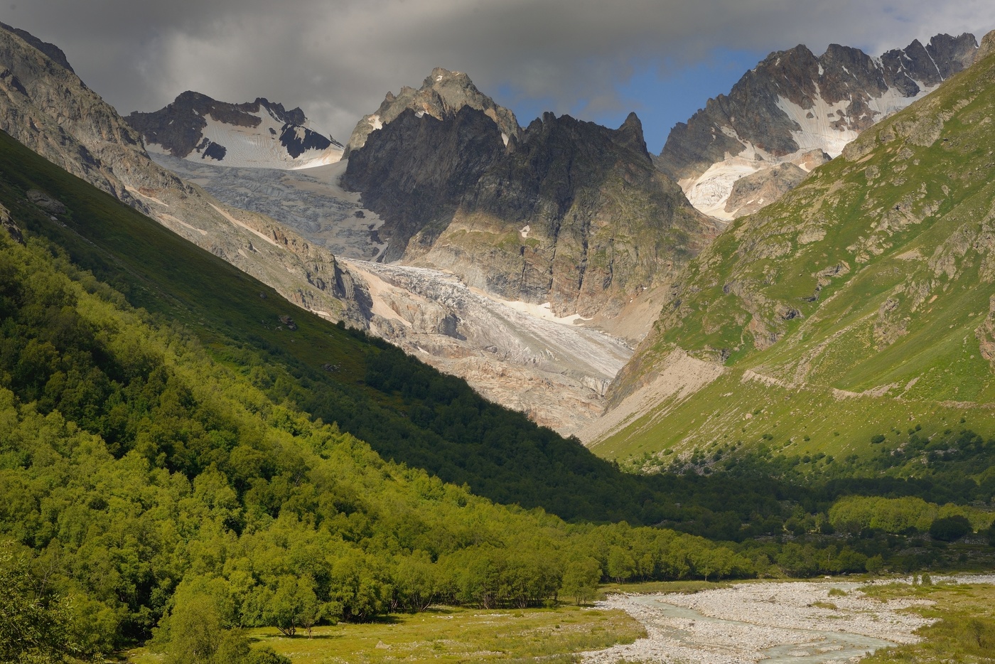 Лето в горах Кавказа